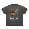 Hand-Frayed Sunfade Paint Splatter T-Shirt